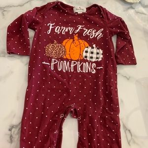 18-24months romper pumpkin
